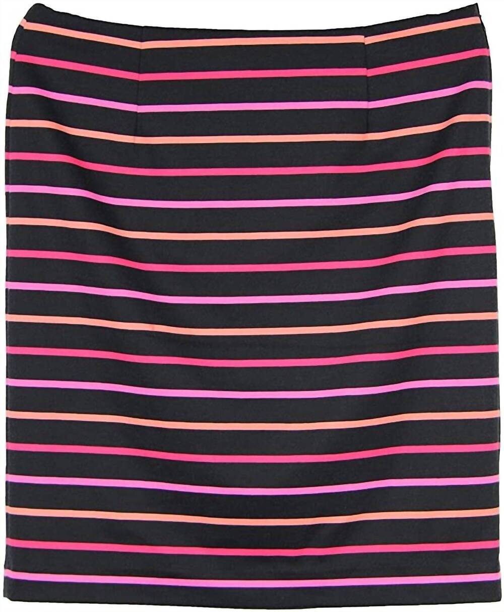 NEW GRACE ELEMENTS women's fixture core skirt in black/pink/multi